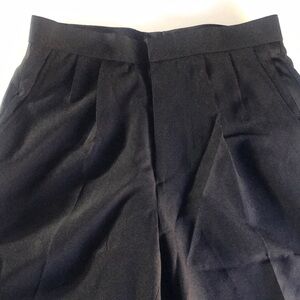 Chaplin Tuxedo Pants Black Pleated 100% Polyester